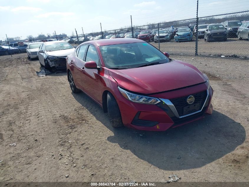 2021 Nissan Sentra Sv Xtronic Cvt VIN: 3N1AB8CV2MY207458 Lot: 38843784