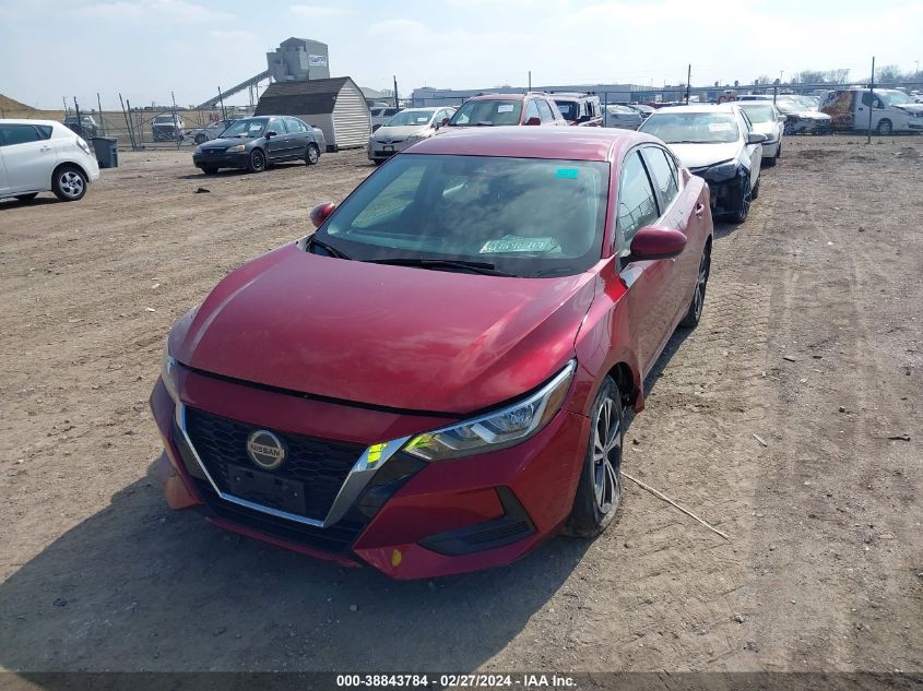 2021 Nissan Sentra Sv Xtronic Cvt VIN: 3N1AB8CV2MY207458 Lot: 38843784