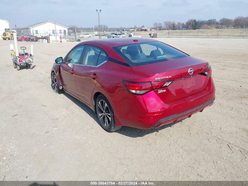 2021 Nissan Sentra Sv Xtronic Cvt VIN: 3N1AB8CV2MY207458 Lot: 38843784