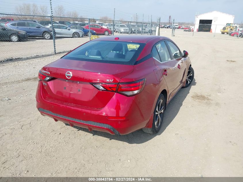 2021 Nissan Sentra Sv Xtronic Cvt VIN: 3N1AB8CV2MY207458 Lot: 38843784