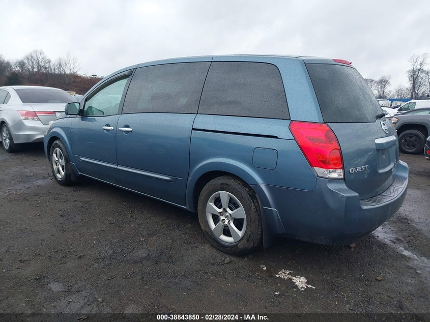 2009 Nissan Quest 3.5 VIN: 5N1BV28U79N104994 Lot: 38843850