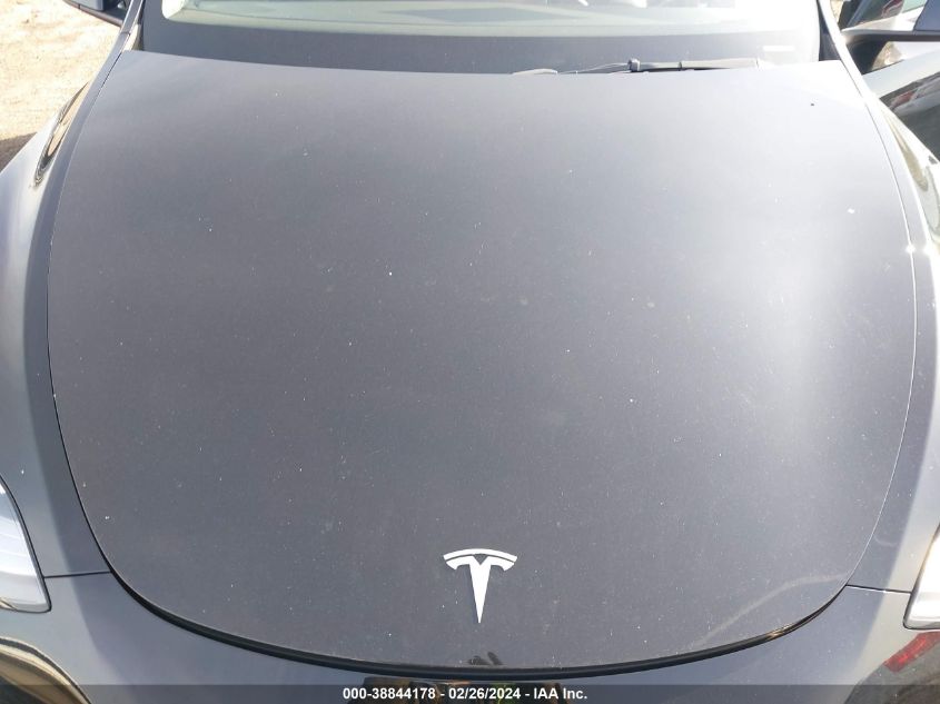 2021 Tesla Model Y Long Range Dual Motor All-Wheel Drive VIN: 5YJYGDEE7MF107922 Lot: 38844178