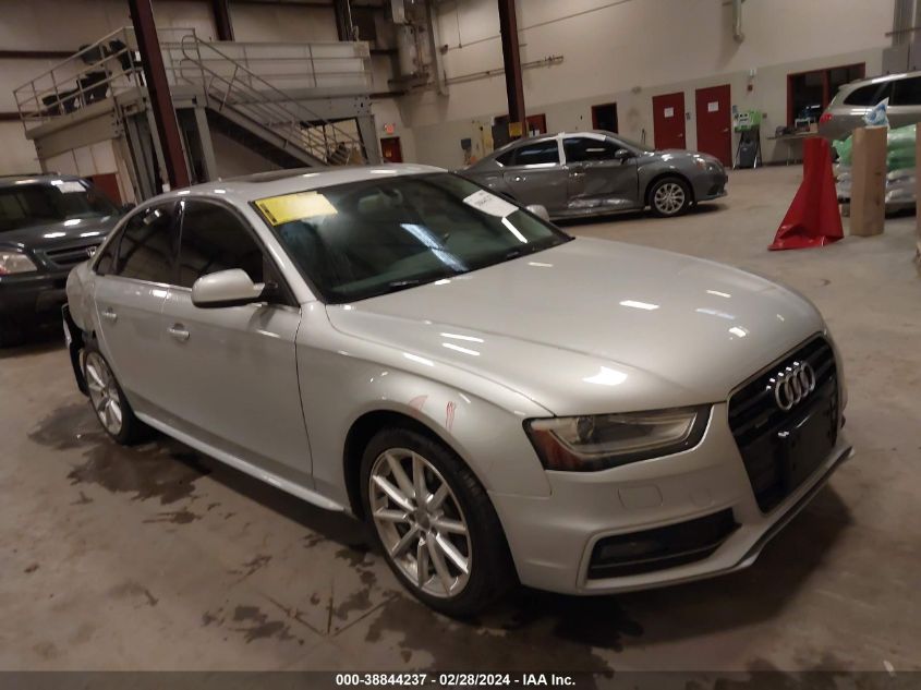 2014 Audi A4 2.0T Premium VIN: WAUFFAFLXEN013295 Lot: 38844237