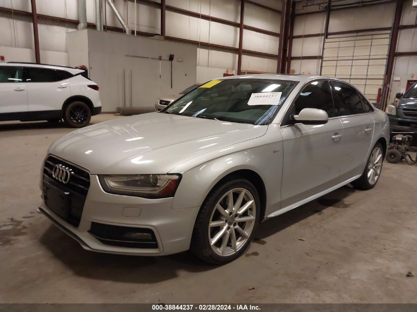 2014 Audi A4 2.0T Premium VIN: WAUFFAFLXEN013295 Lot: 38844237