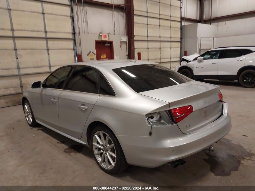 2014 Audi A4 2.0T Premium VIN: WAUFFAFLXEN013295 Lot: 38844237