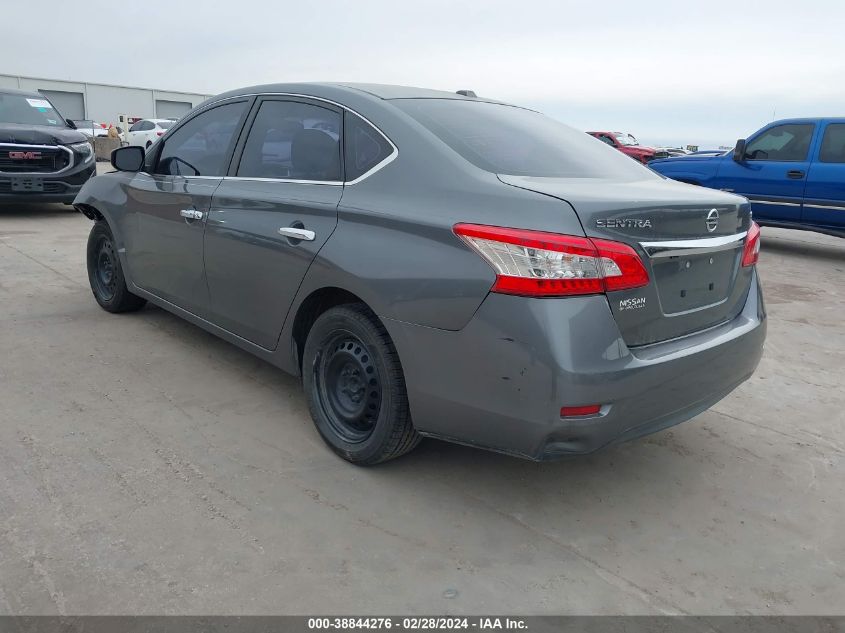 2015 Nissan Sentra Sv VIN: 3N1AB7AP3FL642052 Lot: 38844276