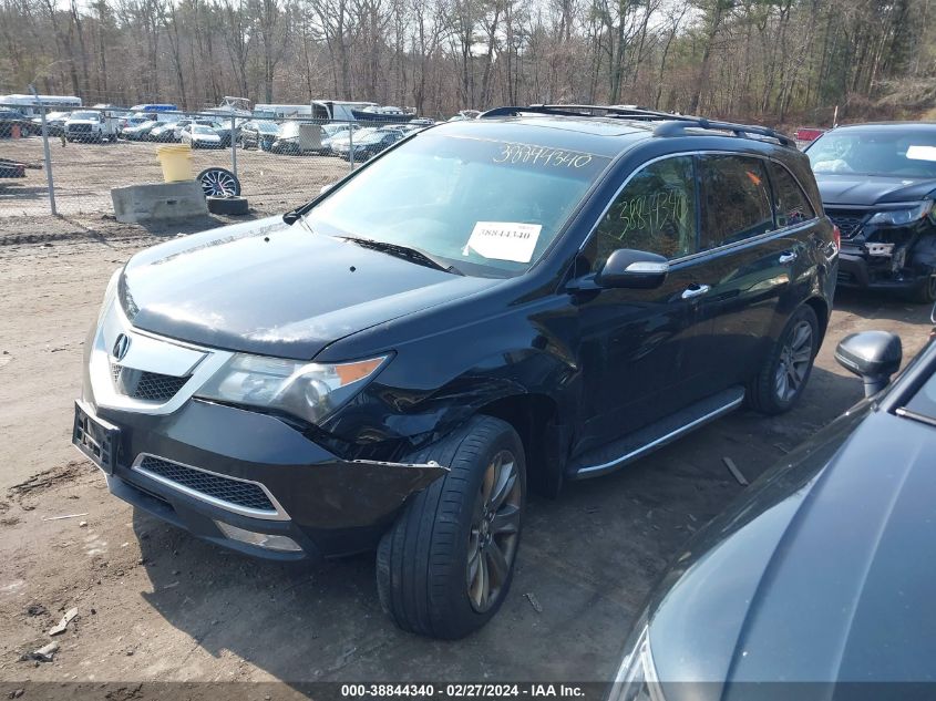 2011 Acura Mdx Advance Package VIN: 2HNYD2H52BH534760 Lot: 38844340