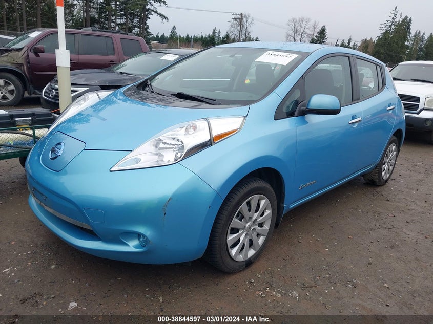 2015 NISSAN LEAF S - 1N4AZ0CP2FC310442