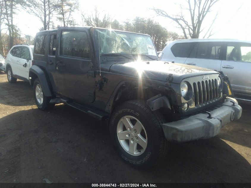 2016 Jeep Wrangler Unlimited Sport VIN: 1C4BJWDG8GL341414 Lot: 38844743