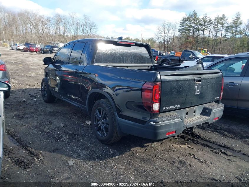 2017 Honda Ridgeline Sport VIN: 5FPYK2F16HB003675 Lot: 38844986