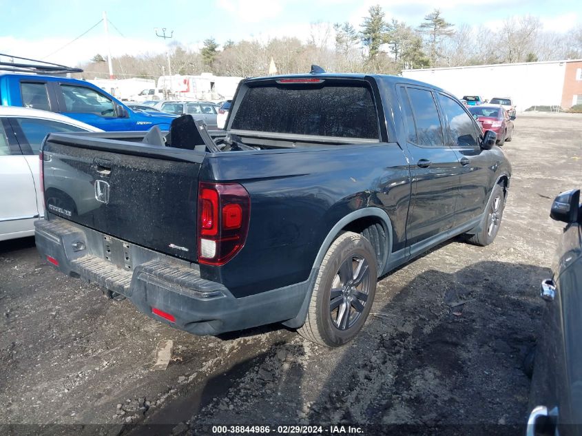 2017 Honda Ridgeline Sport VIN: 5FPYK2F16HB003675 Lot: 38844986