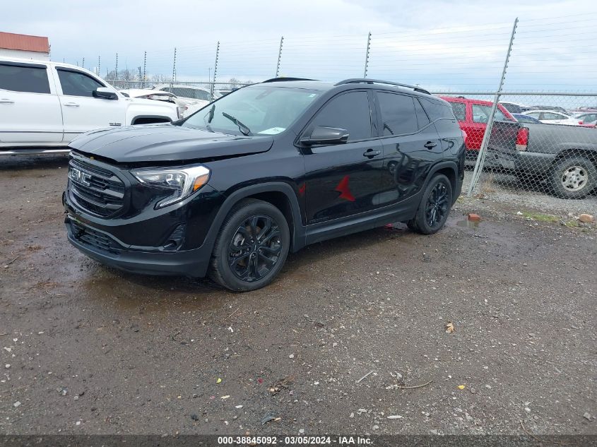 2020 GMC Terrain Fwd Slt VIN: 3GKALPEXXLL321310 Lot: 38845092