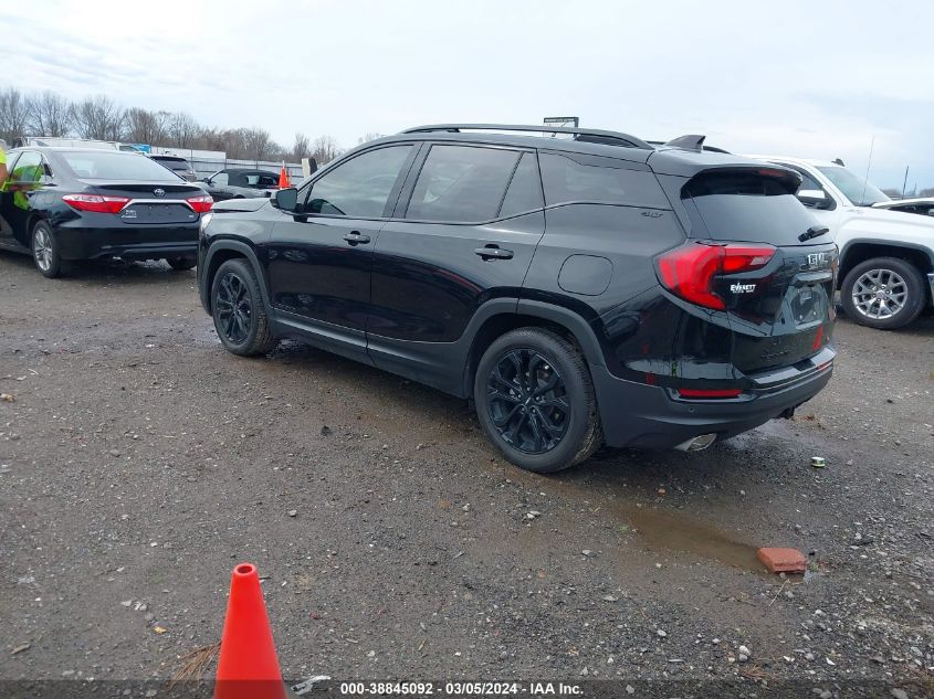 2020 GMC Terrain Fwd Slt VIN: 3GKALPEXXLL321310 Lot: 38845092