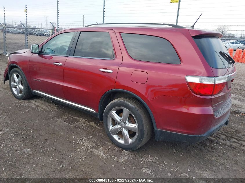 2013 Dodge Durango Citadel VIN: 1C4SDJETXDC563129 Lot: 38845186