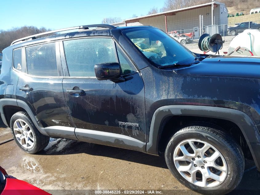 2016 Jeep Renegade Latitude VIN: ZACCJBBT3GPD62714 Lot: 38845225