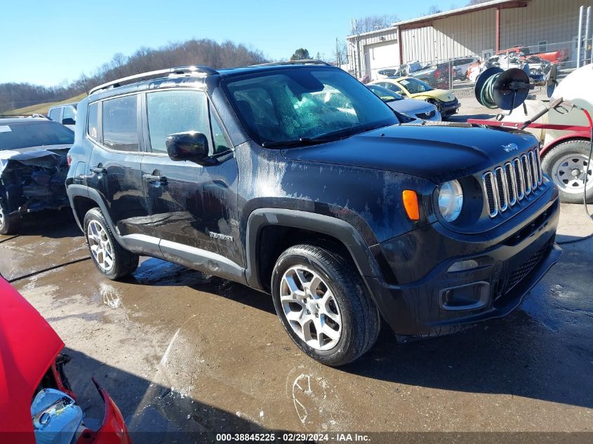 2016 Jeep Renegade Latitude VIN: ZACCJBBT3GPD62714 Lot: 38845225