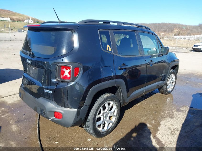 2016 Jeep Renegade Latitude VIN: ZACCJBBT3GPD62714 Lot: 38845225