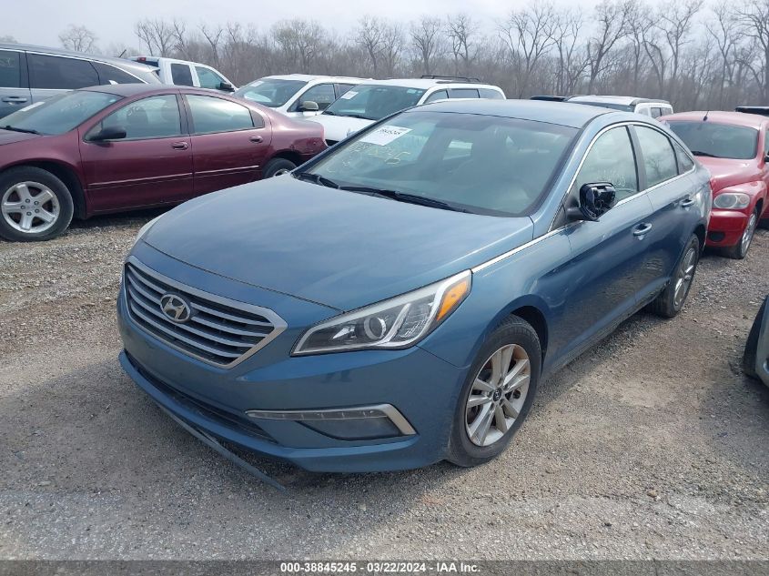 2015 Hyundai Sonata Se VIN: 5NPE24AF9FH052393 Lot: 38845245