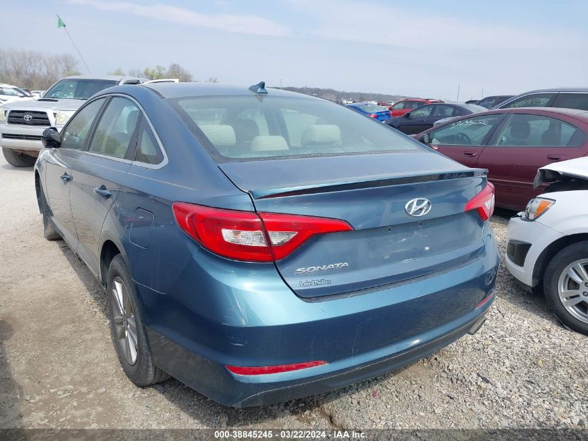 2015 Hyundai Sonata Se VIN: 5NPE24AF9FH052393 Lot: 38845245