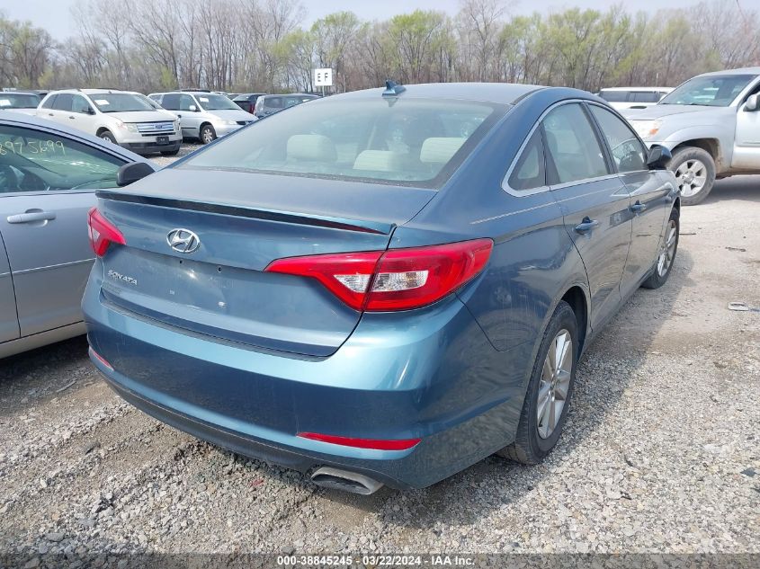 2015 Hyundai Sonata Se VIN: 5NPE24AF9FH052393 Lot: 38845245