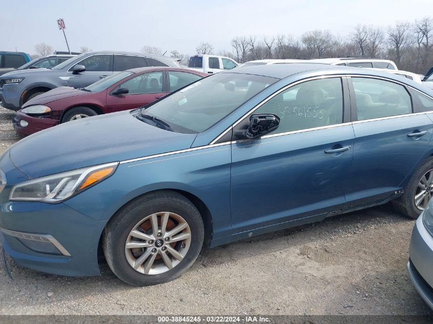 2015 Hyundai Sonata Se VIN: 5NPE24AF9FH052393 Lot: 38845245