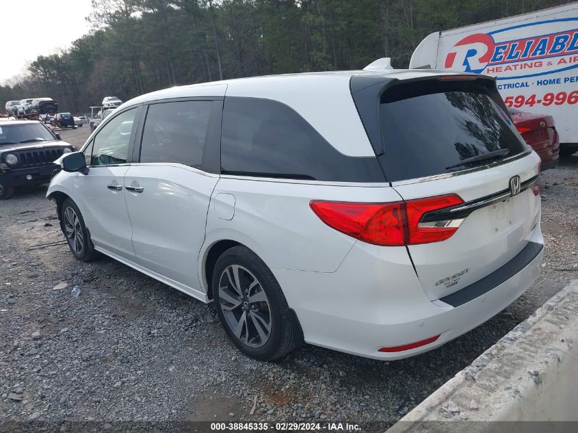 2022 Honda Odyssey Touring VIN: 5FNRL6H85NB041759 Lot: 38845335