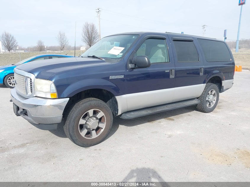 2003 Ford Excursion Xlt VIN: 1FMNU41L03EC86249 Lot: 38845413