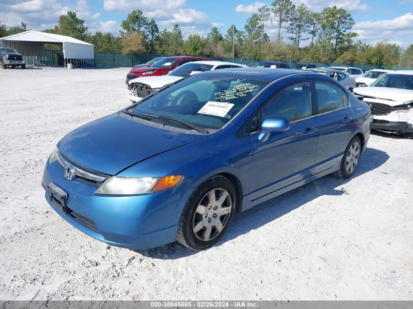 2006 Honda Civic Lx VIN: 1HGFA16506L091442 Lot: 40450379