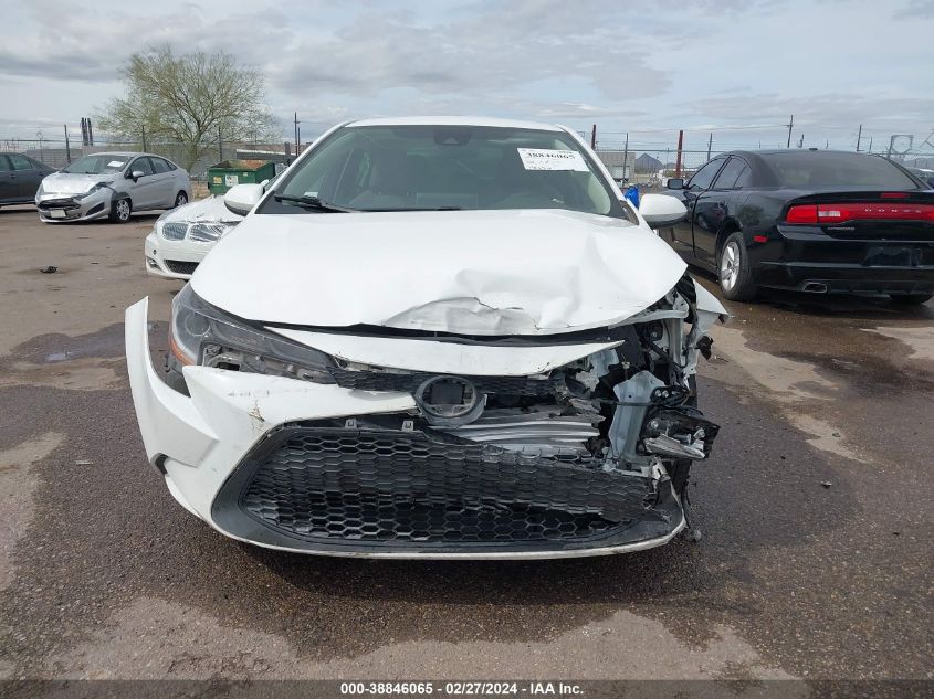 2021 Toyota Corolla Hybrid Le VIN: JTDEAMDE6MJ005297 Lot: 38846065