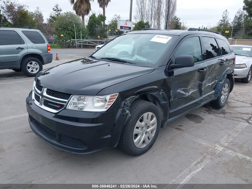 VIN 3C4PDCAB9KT856780 2019 DODGE JOURNEY SE VALUE PACKAGE