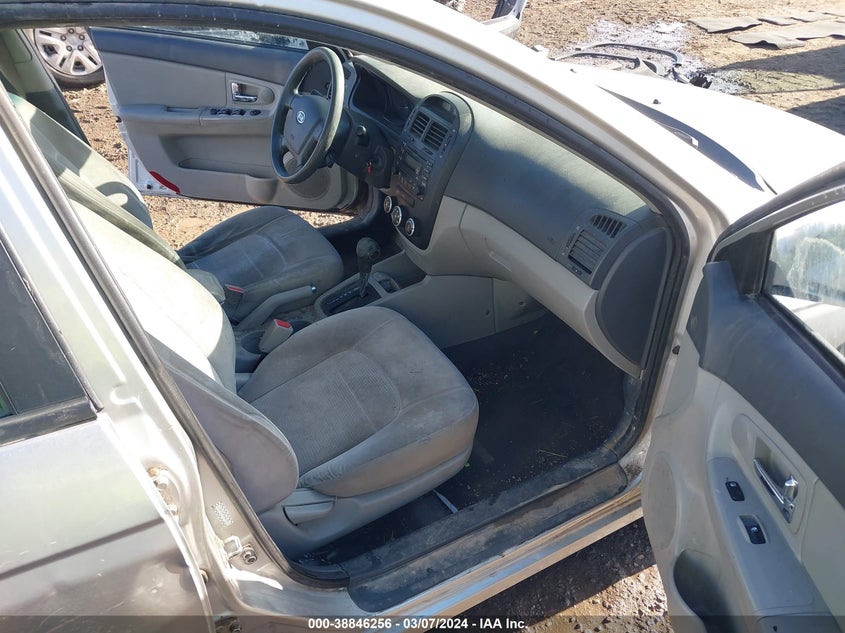 2009 Kia Spectra Ex VIN: KNAFE222395658169 Lot: 38846256