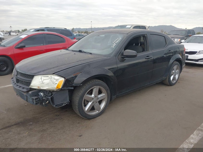 2013 DODGE AVENGER SXT - 1C3CDZCB9DN547980