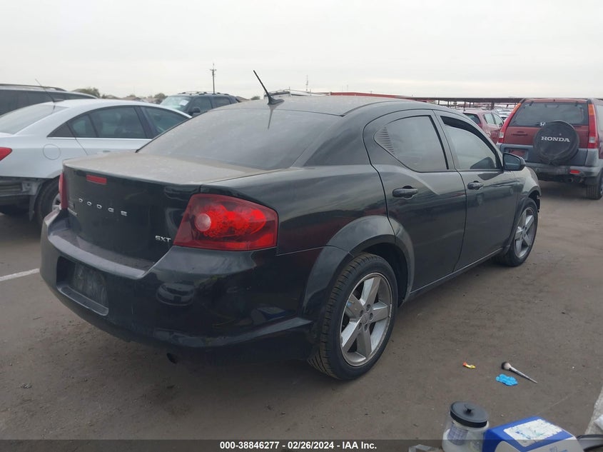 2013 DODGE AVENGER SXT - 1C3CDZCB9DN547980