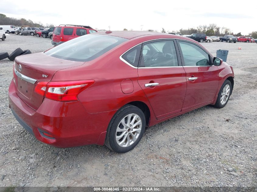 2018 Nissan Sentra Sv VIN: 3N1AB7AP6JY286904 Lot: 38846345