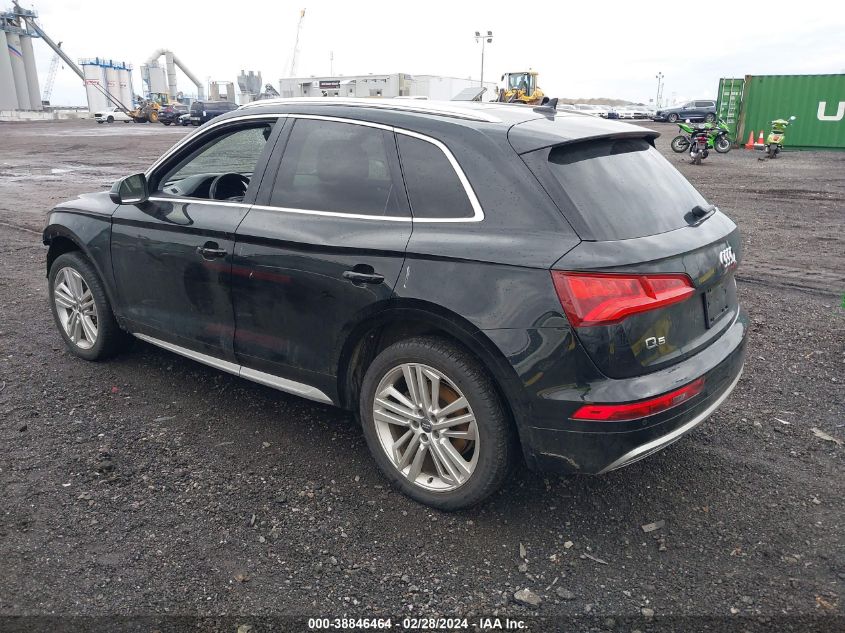 2018 Audi Q5 2.0T Premium/2.0T Tech Premium VIN: WA1BNAFY4J2142106 Lot: 38846464