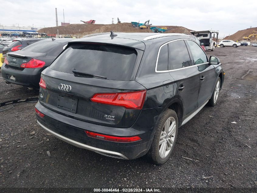 2018 Audi Q5 2.0T Premium/2.0T Tech Premium VIN: WA1BNAFY4J2142106 Lot: 38846464