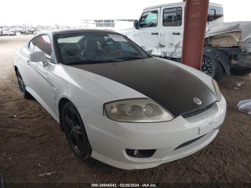 2006 Hyundai Tiburon Gt/Gt Limited/Se VIN: KMHHN65FX6U191993 Lot: 38846542