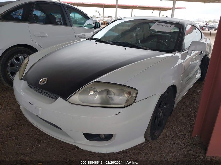 2006 Hyundai Tiburon Gt/Gt Limited/Se VIN: KMHHN65FX6U191993 Lot: 38846542