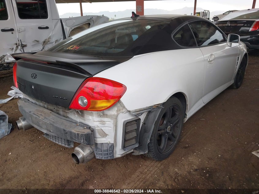 2006 Hyundai Tiburon Gt/Gt Limited/Se VIN: KMHHN65FX6U191993 Lot: 38846542