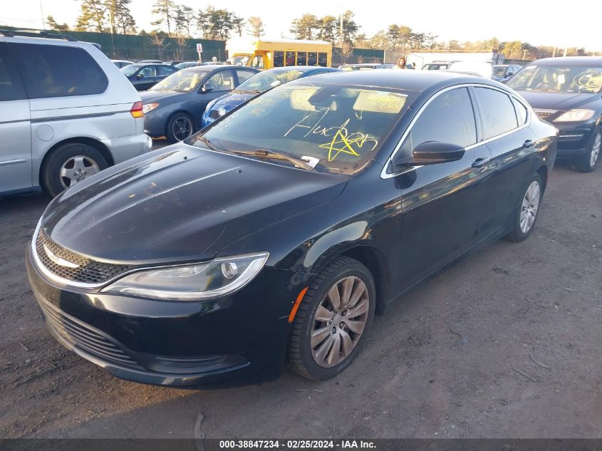 2015 Chrysler 200 Lx VIN: 1C3CCCFB3FN547505 Lot: 38847234