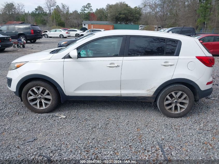 2015 Kia Sportage Lx VIN: KNDPB3AC8F7683262 Lot: 38847383