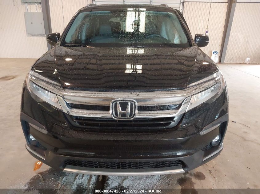 2022 Honda Pilot Awd Touring 7 Passenger VIN: 5FNYF6H61NB010221 Lot: 38847425