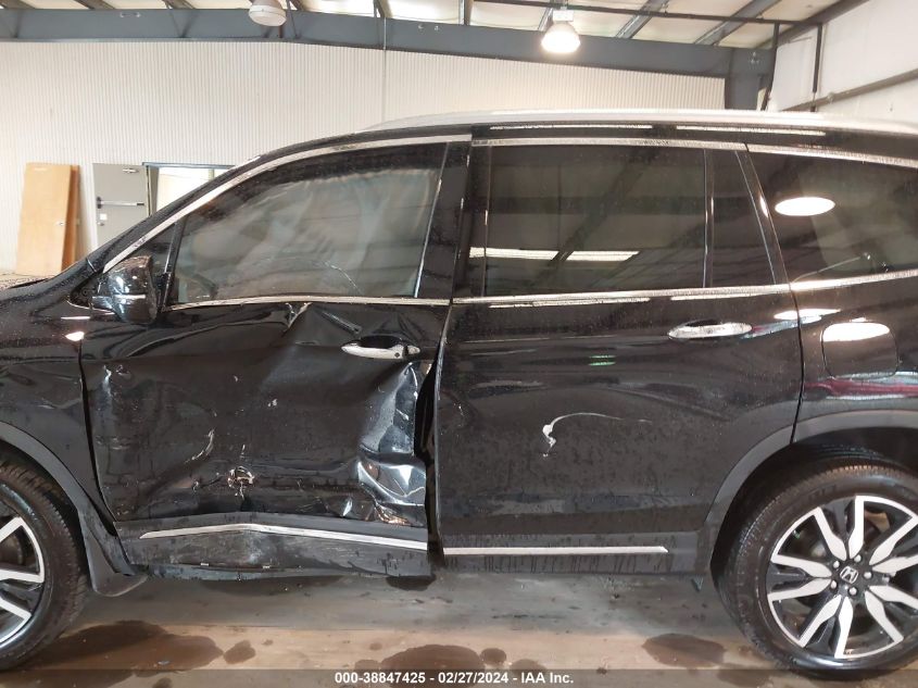 2022 Honda Pilot Awd Touring 7 Passenger VIN: 5FNYF6H61NB010221 Lot: 38847425