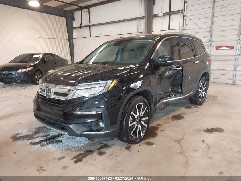 2022 Honda Pilot Awd Touring 7 Passenger VIN: 5FNYF6H61NB010221 Lot: 38847425