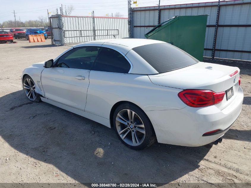 2018 BMW 430I VIN: WBA4Z1C54JEA31308 Lot: 38848780