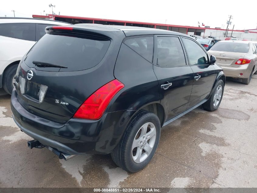 2005 Nissan Murano S VIN: JN8AZ08W75W440793 Lot: 38848851