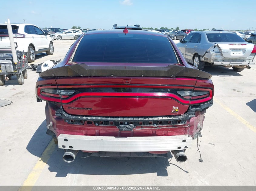 2018 Dodge Charger R/T Scat Pack Rwd VIN: 2C3CDXGJ4JH289930 Lot: 38848949