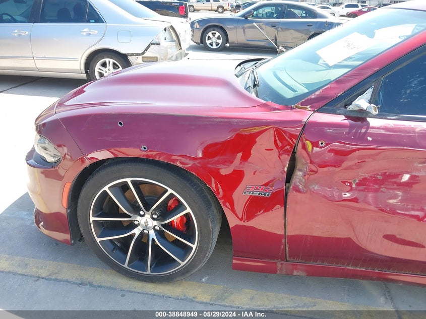 2018 Dodge Charger R/T Scat Pack Rwd VIN: 2C3CDXGJ4JH289930 Lot: 38848949