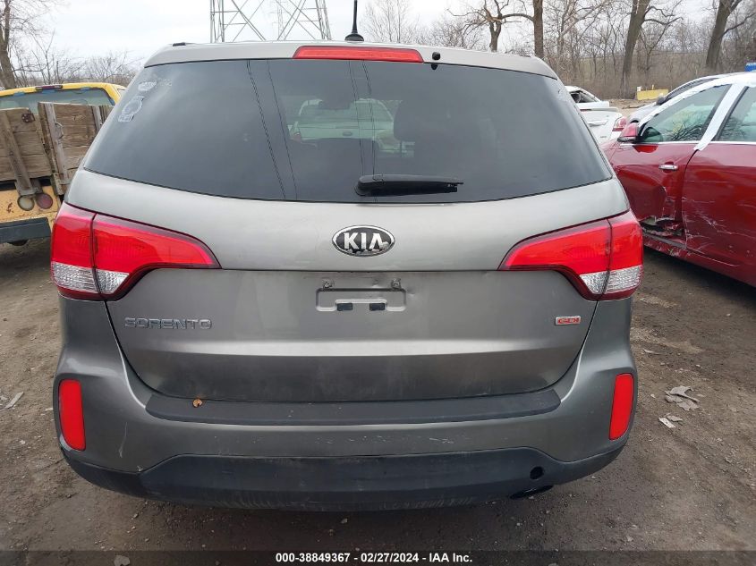 2015 Kia Sorento Lx VIN: 5XYKT3A65FG603033 Lot: 38849367