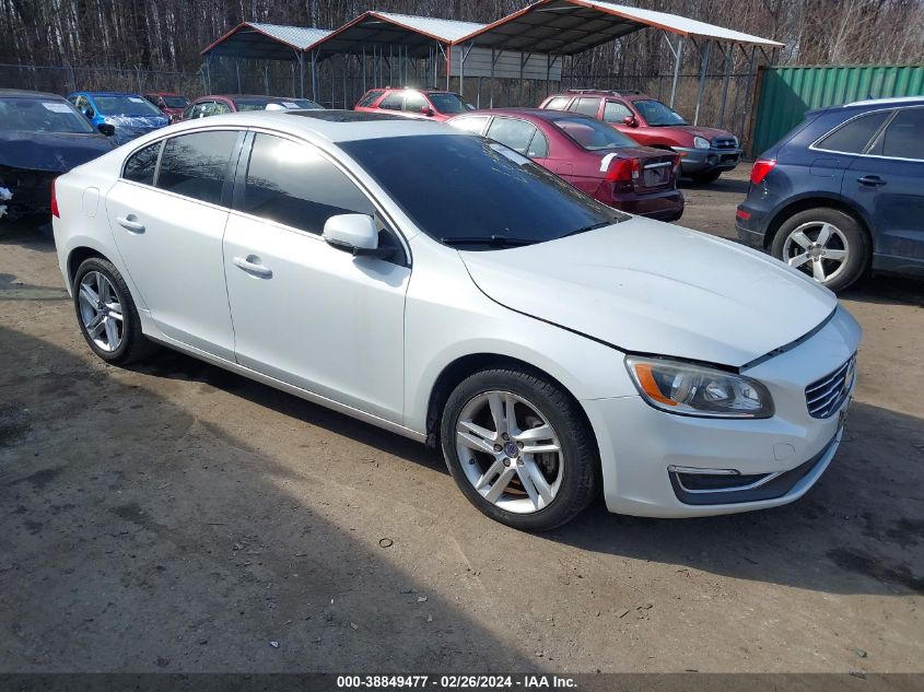 YV1612FS0E2283405 2014 Volvo S60 T5/T5 Platinum/T5 Premier/T5 Premier Plus